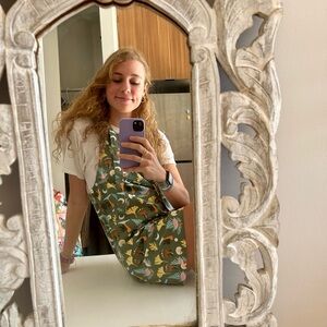 Lucy & Yak mushroom cottagecore overall dress